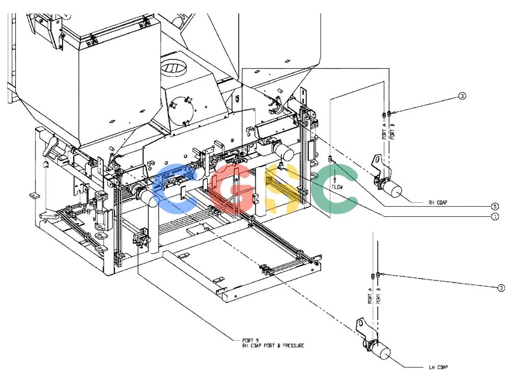 凯斯零件查询(810) - FLEX-AIR APPLICATOR - 2009 (9/09-12/11) (02-048) - FITTING GROUP, DOUBLE BIN, 37 & 50 CU. FT. Case Agriculture