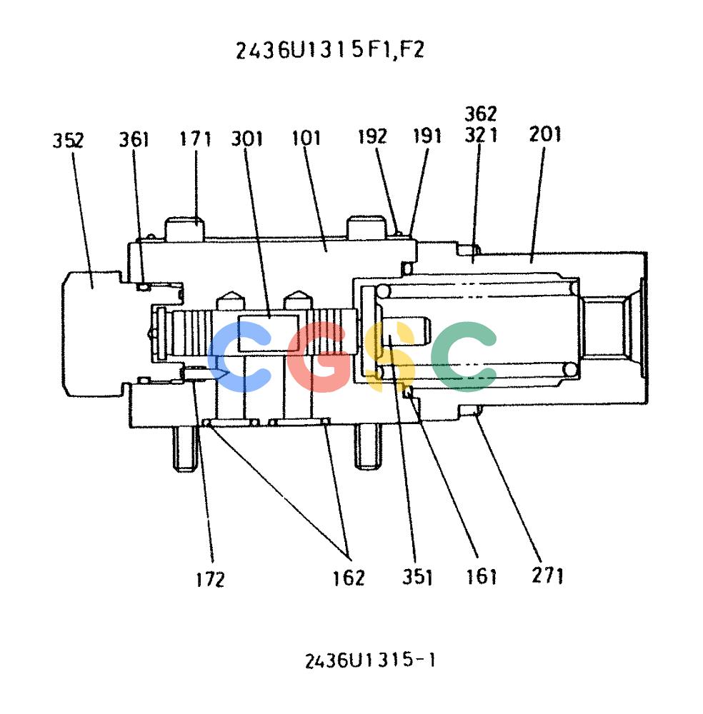 神钢零件查询(K912LC) - MARK II EXCAVATOR ASN YC0301-0737 (1/88-12/03) (11-028) - VALVE ASSY Kobelco
