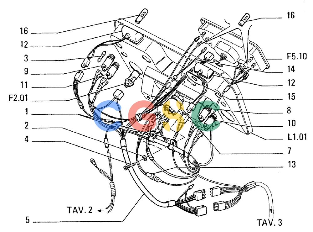 纽荷兰零件查询(FL5B) - CRAWLER LOADER (F4.01[001]) - LIGHTING SYSTEM New Holland Constructuion