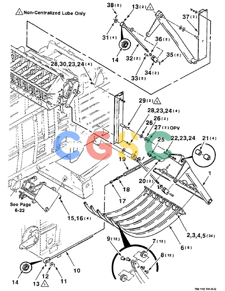 凯斯零件查询(8580) - CASE IH LARGE RECTANGULAR BALER (1/88-12/98) (06-02) - NEEDLE ASSEMBLY Case Agriculture