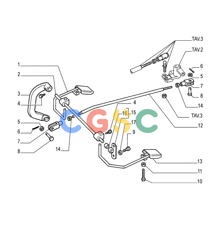 纽荷兰零件查询(FL145) - CRAWLER LOADER (N.A. VERSION) (11/98-) (0.520[01]) - ACCELERATOR CONTROLS New Holland Constructuion