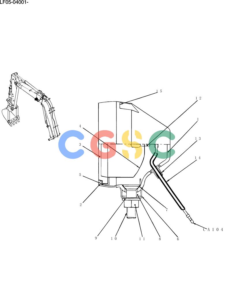 纽荷兰零件查询(E80BMSR) - CRAWLER EXCAVATOR ASN LF05-04001 - (N8TA18060) (572-18-1[1]) - LIGHT ASSY New Holland Constructuion