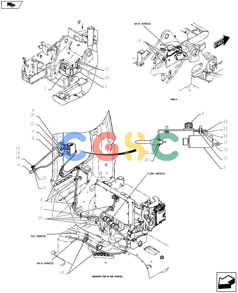 纽荷兰零件查询(E135BSRLC) - CRAWLER EXCAVATOR ASN YH06-08001 (05-002[00]) - CALL ASSEMBLY, ONE-WAY New Holland Constructuion
