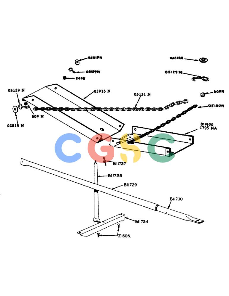 凯斯零件查询(130) - CASE TWINE TIE RECTANGULAR BALER (1/55-12/72) (18) - BALE LOADER AND WAGON HITCH ATTACHMENT Case Agriculture