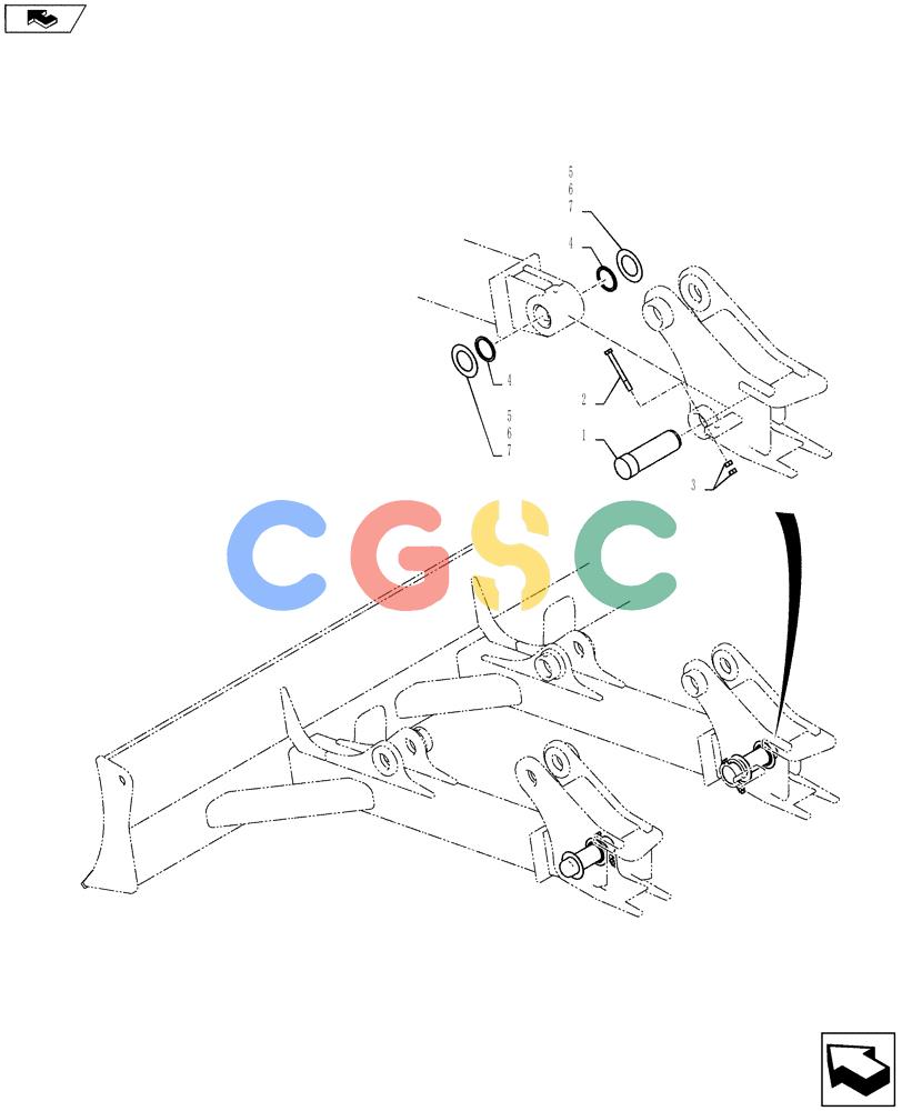 纽荷兰零件查询(E135B) - CRAWLER EXCAVATOR TIER 3 - ASN YH05-07001 (N8TA13006) (1/08-) (03-13[00]) - DOZER INSTALLATION New Holland Constructuion