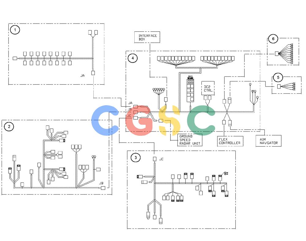 凯斯零件查询(438) - FLEX-AIR APPLICATOR - 1999 (2/99-3/03) (22-002) - HARNESS ASSEMBLY Case Agriculture