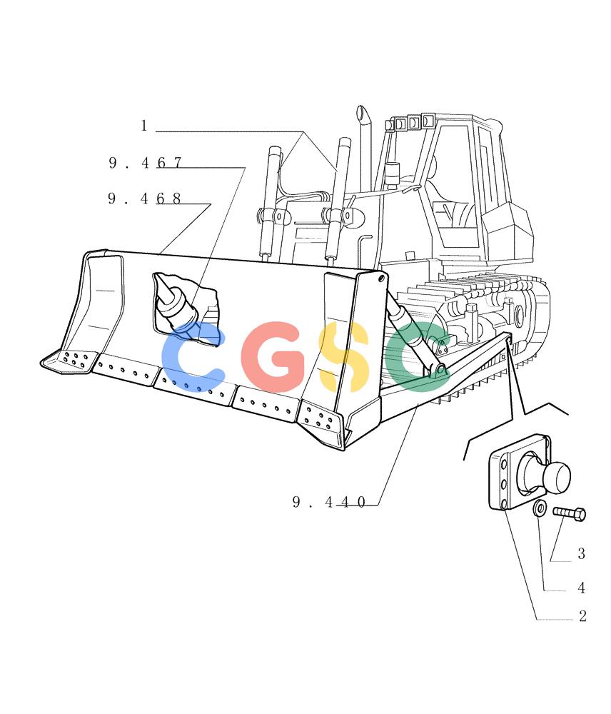 纽荷兰零件查询(DC150PS) - CRAWLER DOZER (9.477[01]) - HYDRAULIC FUNCTION - BD - OPTIONAL CODE 76076650 New Holland Constructuion