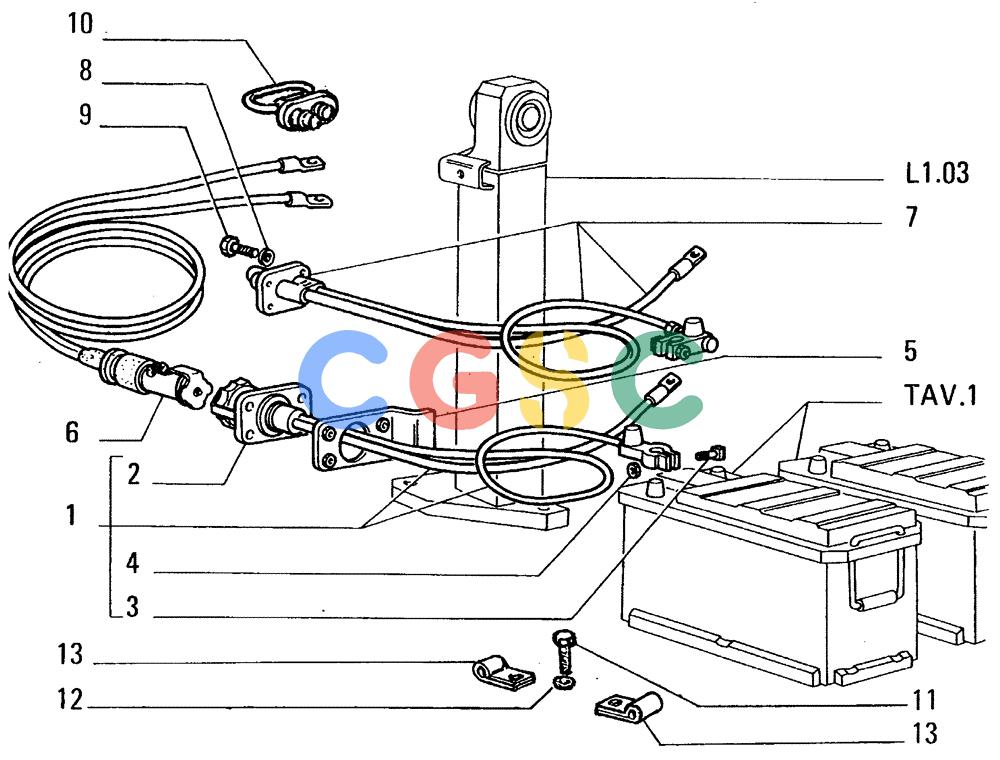 纽荷兰零件查询(FL14E) - CRAWLER LOADER (F3.01[003]) - CURRENT GENERATING SYSTEM New Holland Constructuion