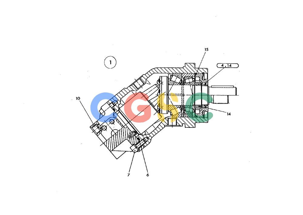 纽荷兰零件查询(EC450) - CRAWLER EXCAVATOR (SN: 750001-UP) (11/99-) (22.110[001]) - AXIAL PISTON MOTOR (S/N 750001-UP) New Holland Constructuion
