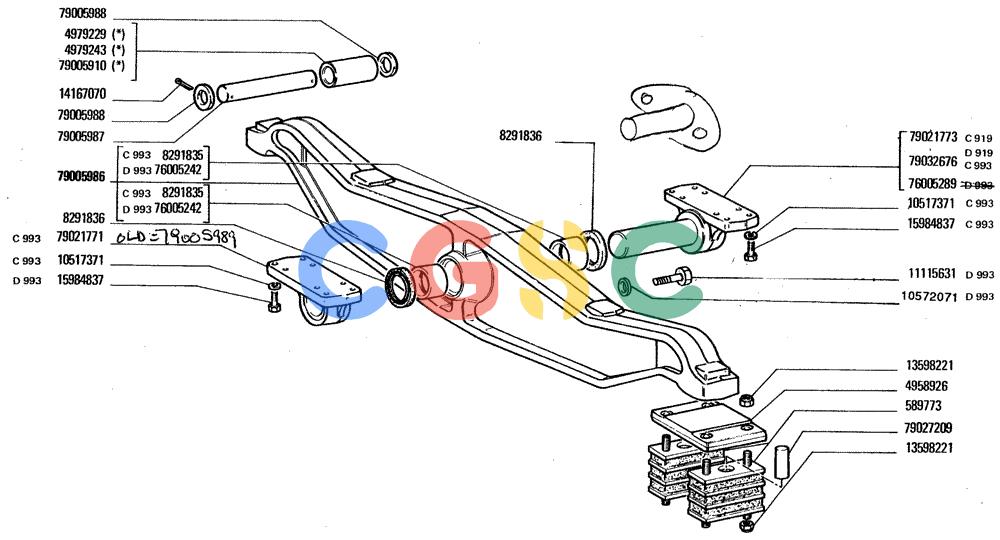 纽荷兰零件查询(FD20) - CRAWLER DOZER (D3.01[001]) - FRONT SUSPENSION New Holland Constructuion
