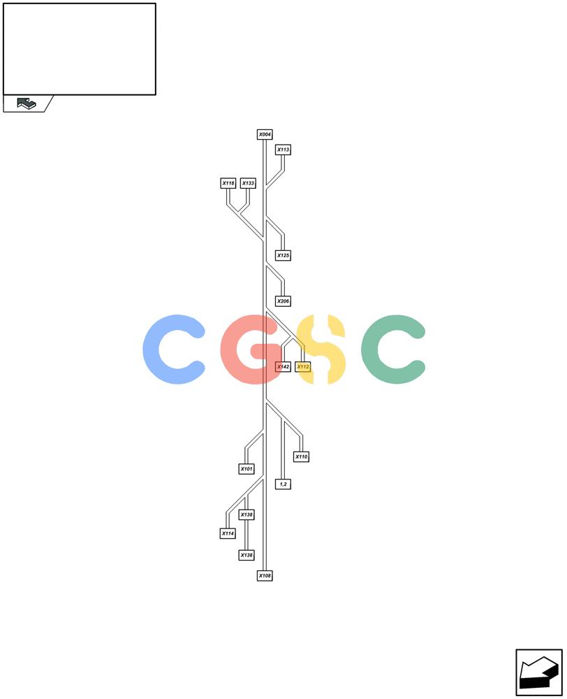 凯斯零件查询(LBX432S) - BIG RECTANGULAR BALER (3/03-12/08) (06.55[01]) - CABLE HARNESS : 84448289 - C479 Case Agriculture