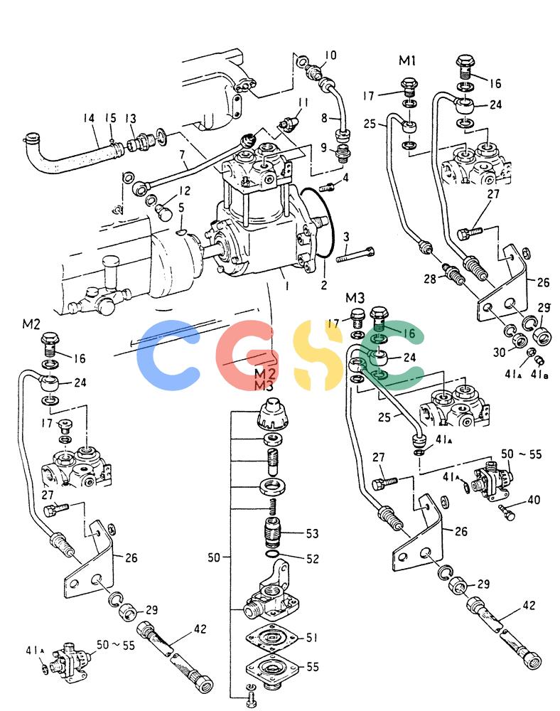 神钢零件查询(6D22-TC) - MITSUBISHI DIESEL ENGINE - K909A, K912A, K916, & K935 (1/76-12/06) (01-026) - AIR COMPRESSOR GENERAL Kobelco