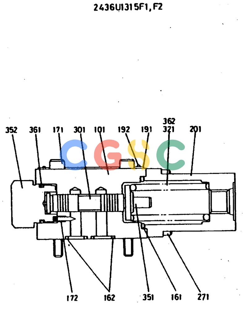 神钢零件查询(MD400LC) - EXCAVATOR BTW YS0101 - YS0200 (1/80-12/06) (09-031) - VALVE ASSY/ P.N. 2436U1315F1-F2 Kobelco