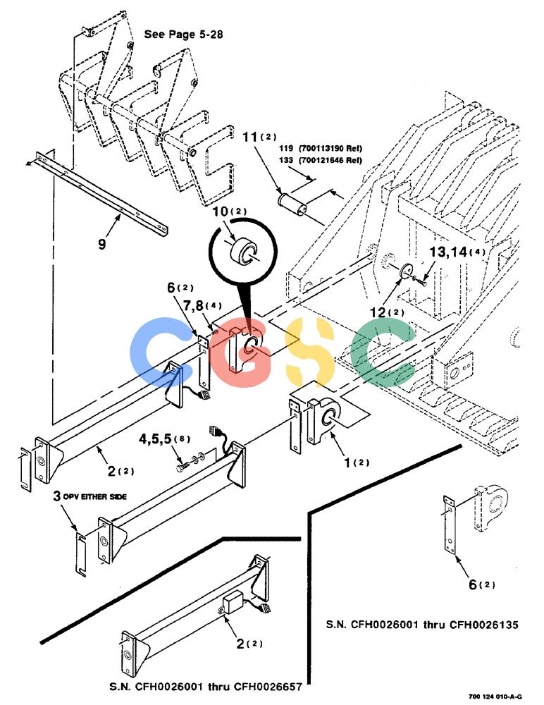凯斯零件查询(8580) - CASE IH LARGE RECTANGULAR BALER (1/88-12/98) (05-24) - PLUNGER CONNECTING ROD ASSEMBLY Case Agriculture