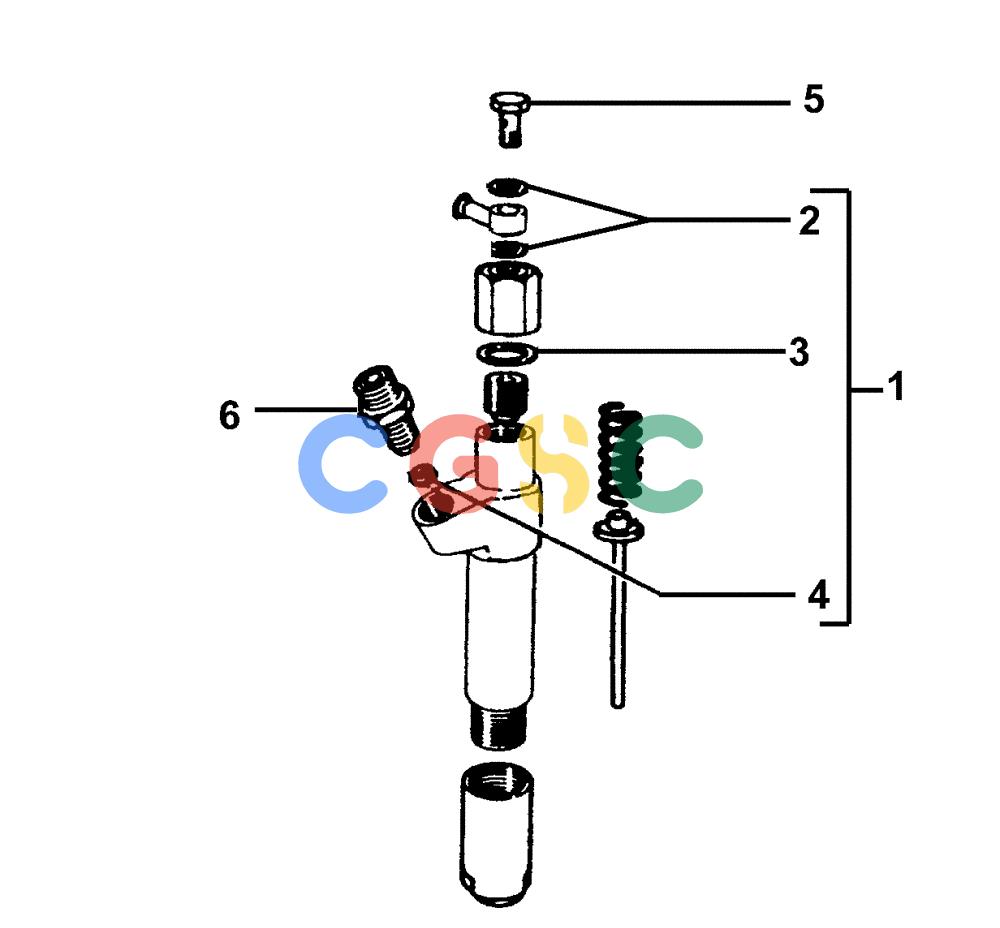 纽荷兰零件查询(FD14E) - CRAWLER DOZER (0.0140[014]) - NOZZLE HOLDER-COMPONENTS New Holland Constructuion