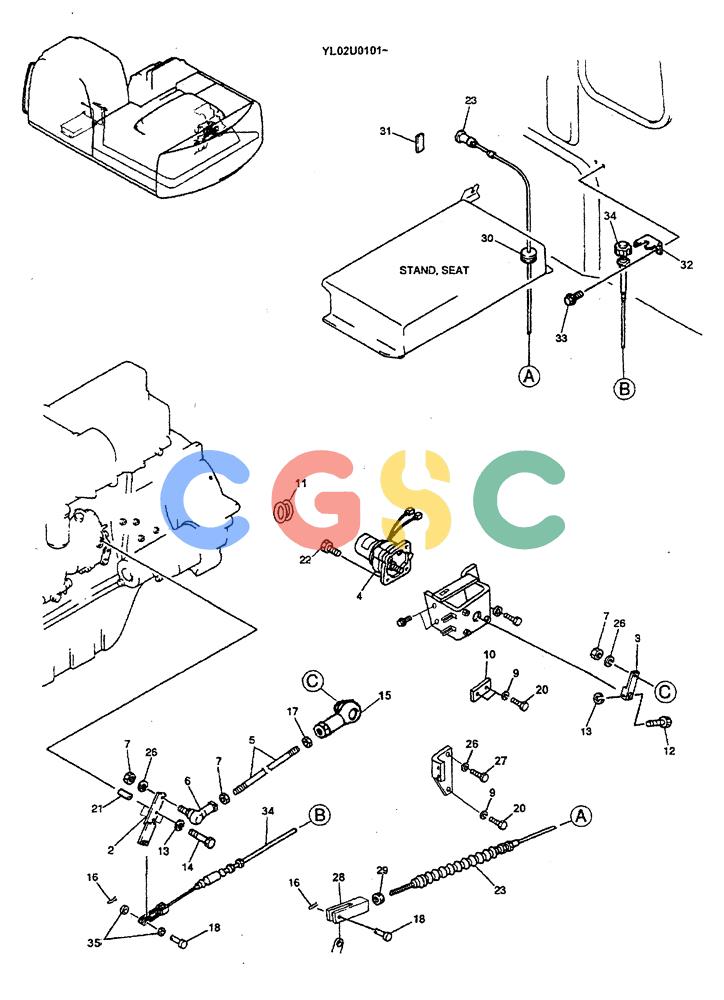 神钢零件查询(ED190LC) - BLADE RUNNER EXCAVATOR/DOZER BTW YL02U0101 - YL03U0135 (1/02-12/06) (01-013) - CONTROL ASSY, ENGINE Kobelco