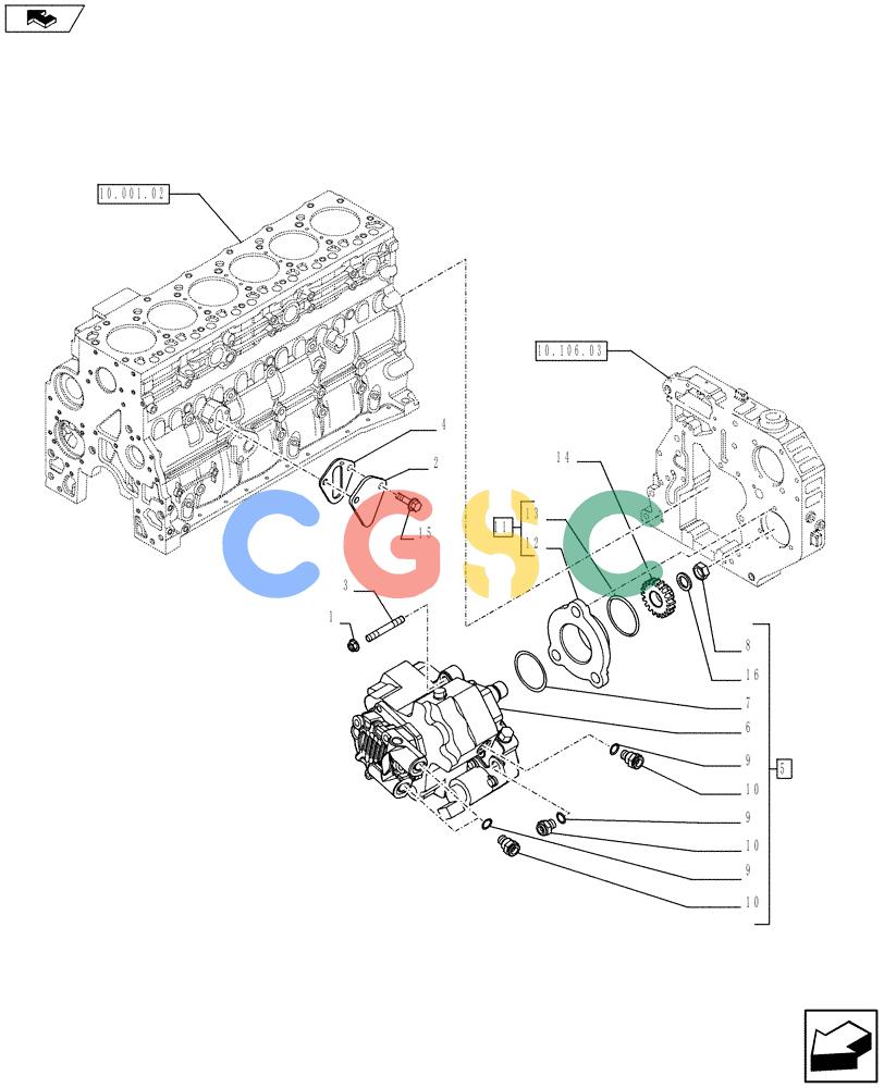 神钢零件查询(F4HFE613U A005) - ENGINE 5801366315 - 84169137 (3/10-) (10.247.01) - INJECTION PUMP (504041280) Kobelco
