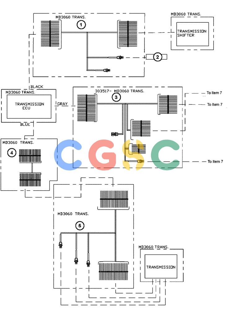 凯斯零件查询(FLX3300B) - FLOATER - 2002 (9/02-10/03) (08-001[01]) - MAIN ELECTRICAL HARNESSES Case Agriculture