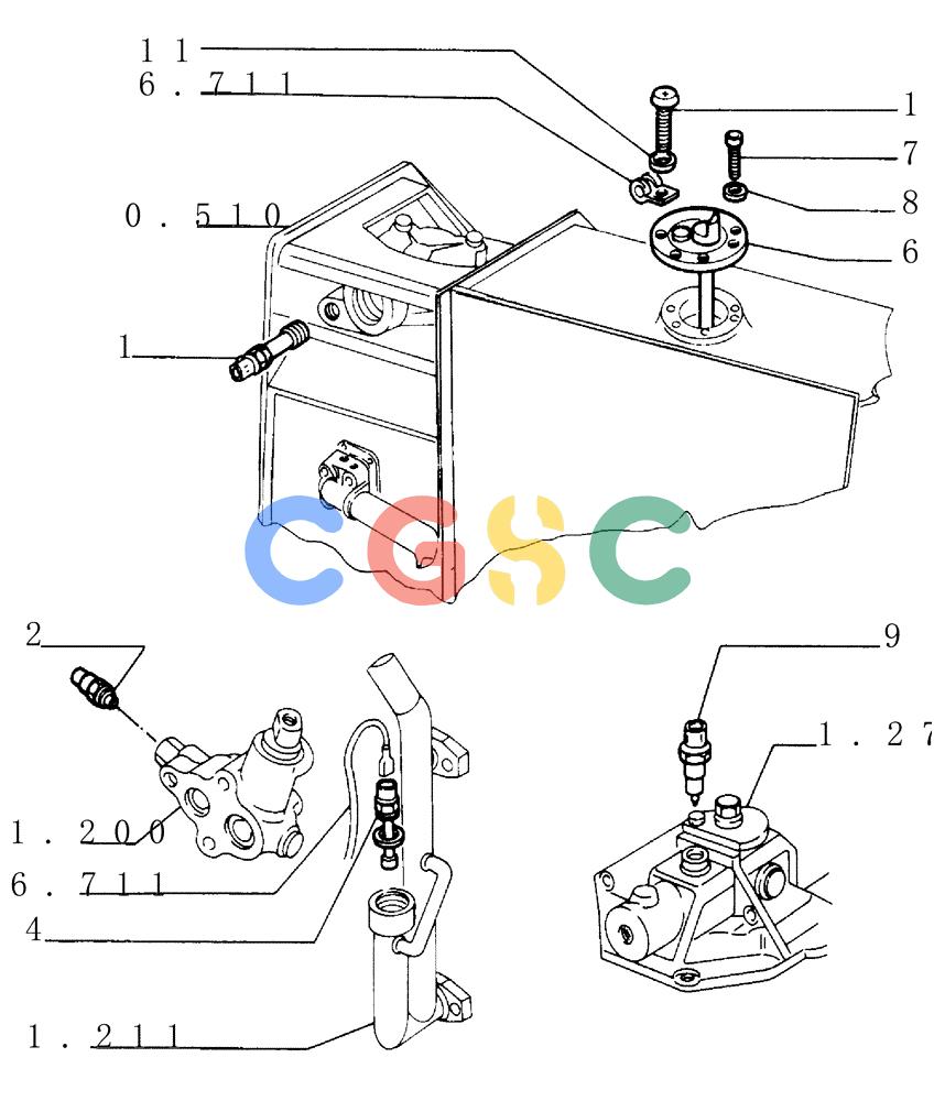 纽荷兰零件查询(FD145) - CRAWLER DOZER (N.A. VERSION) (10/98-) (6.712[04]) - ELECTRIC COMPONENTS New Holland Constructuion