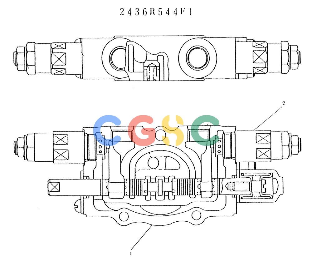 神钢零件查询(K903) - MARK II EXCAVATOR BTW LE6601 - LE7871 (1/88-12/03) (11-011) - VALVE KIT, CONTROL Kobelco