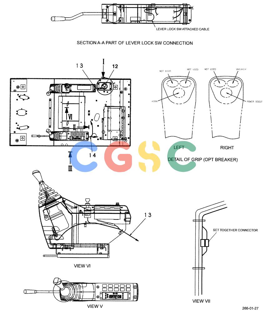 神钢零件查询(ED190LC-6E) - BLADE RUNNER EXCAVATOR/DOZER BTW YL03U0136 - YL03U0292 (1/05-12/06) (01-080[02]) - HARNESS ASSEMBLY (FLOOR PLATE) Kobelco