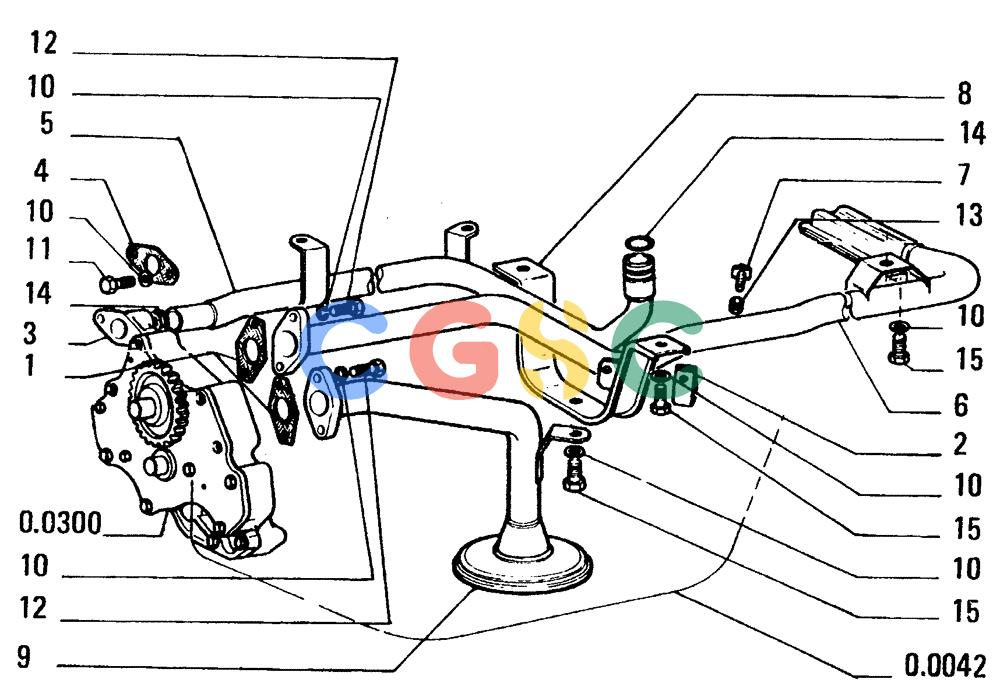 纽荷兰零件查询(FD14E) - CRAWLER DOZER (0.0305[001]) - PIPING-OIL New Holland Constructuion