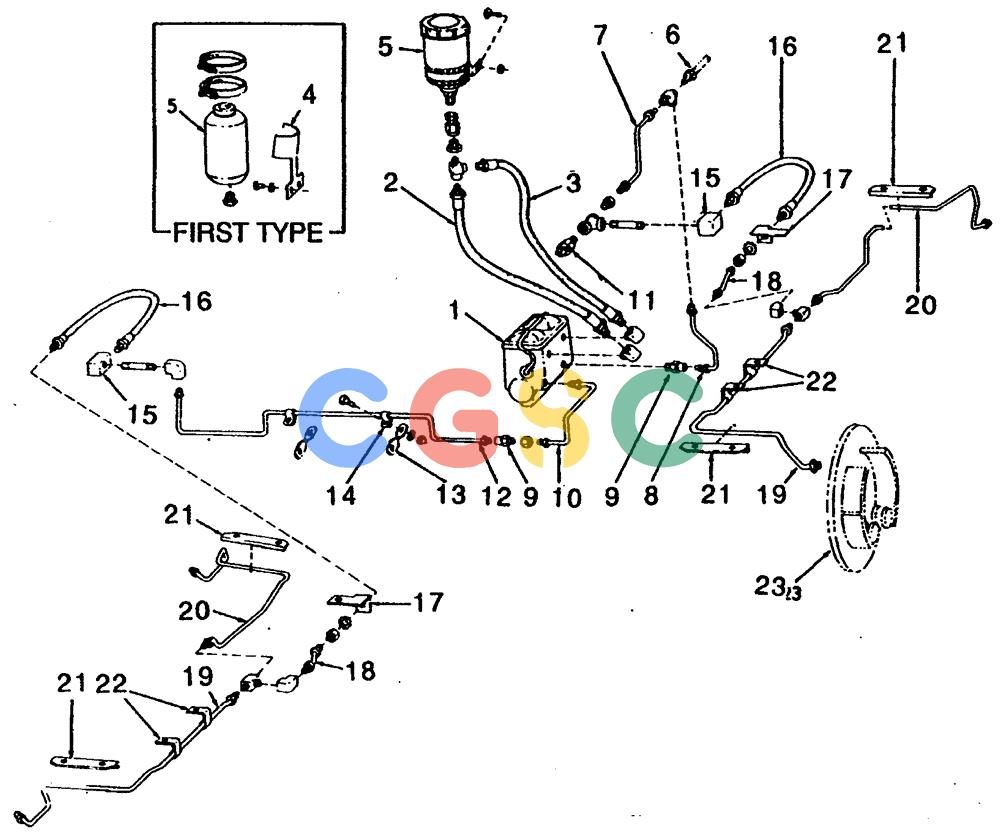 纽荷兰零件查询(65B) - MOTORGRADERS (C1.02[002]) - WHEEL BRAKE LINES New Holland Constructuion