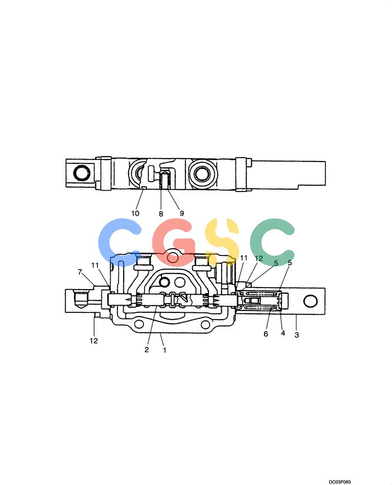 纽荷兰零件查询(E15) - COMPACT CRAWLER EXCAVATOR (N.A.) (1/06-) (08-24[00]) - VALVE ASSY - BOOM New Holland Constructuion