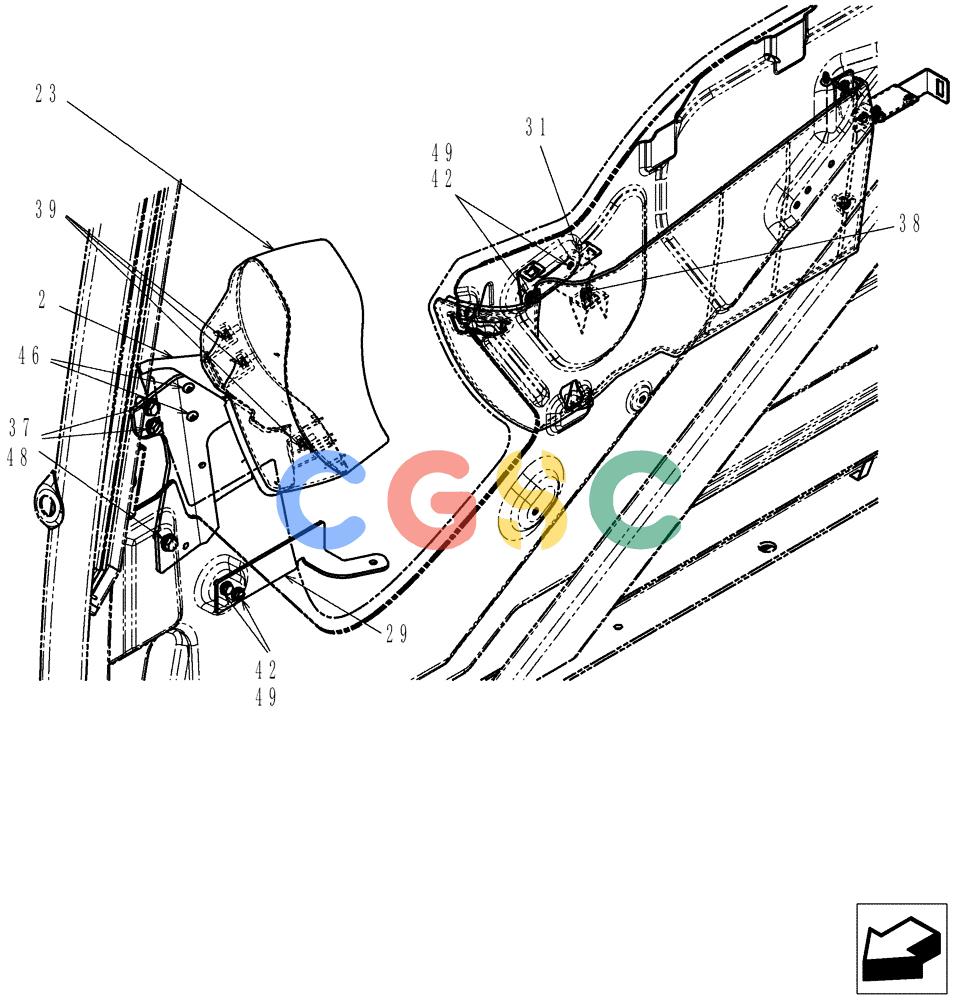 纽荷兰零件查询(E175B) - CRAWLER EXCAVATOR - TIER 3 (ROPS CAB) ASN NBDA17800 (6/13-) (01-075[02]) - PANEL ASSY, INSTRUMENT New Holland Constructuion