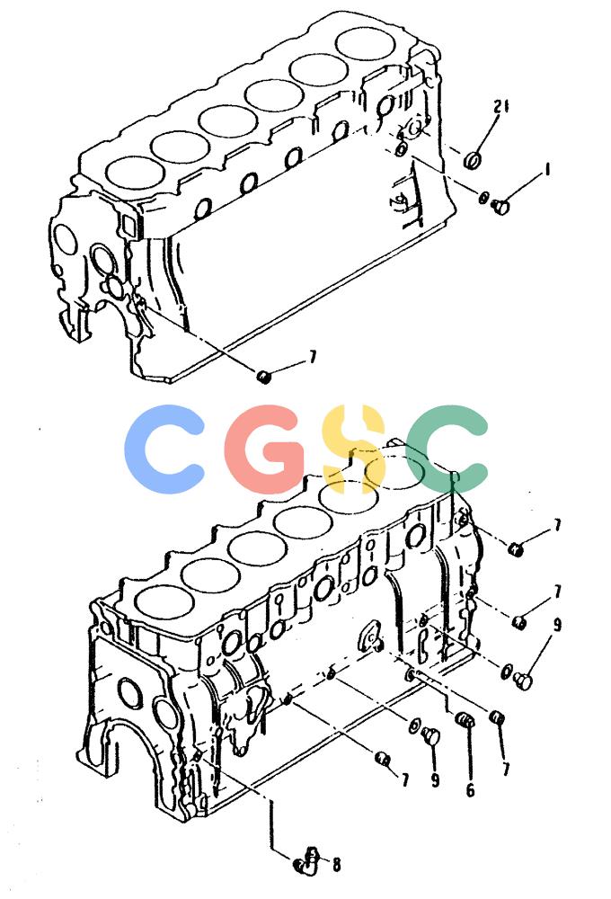 神钢零件查询(6D31-T) - MITSUBISHI DIESEL ENGINE - MD200BLC EXCAVATORS (1/06-12/06) (01-019) - ENGINE ATTACHING PARTS Kobelco