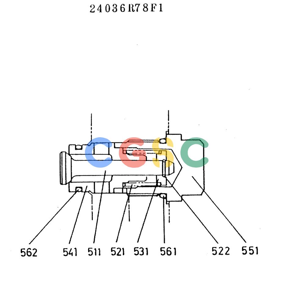 神钢零件查询(MD300LC) - EXCAVATOR BTW YC0101 - YC0300 (1/80-12/06) (08-030) - CHECK VALVE, ANTI Kobelco