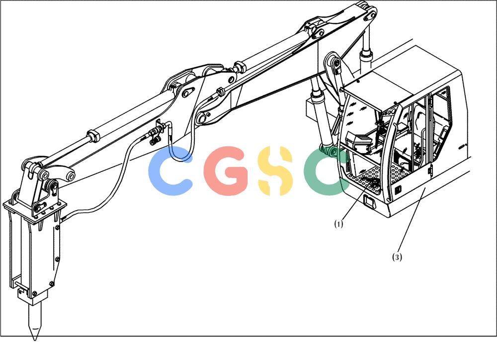 纽荷兰零件查询(EC160) - CRAWLER EXCAVATOR (4/99-) (20.500[001]) - HYDRAULIC SYSTEM WORK HAMMER (OPTION) (S/N 716001-UP) New Holland Constructuion