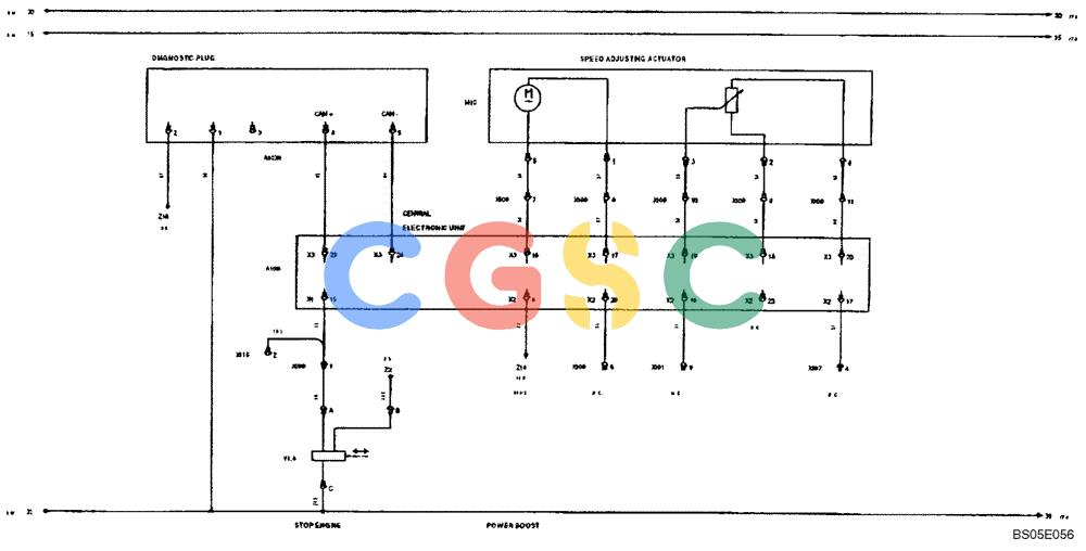纽荷兰零件查询(EC270) - CRAWLER EXCAVATOR (7/00-) (31.050[006]) - ELECTRICAL COMPON. I.CIRCUIT DIAGRAM (S/N 727002-UP) New Holland Constructuion