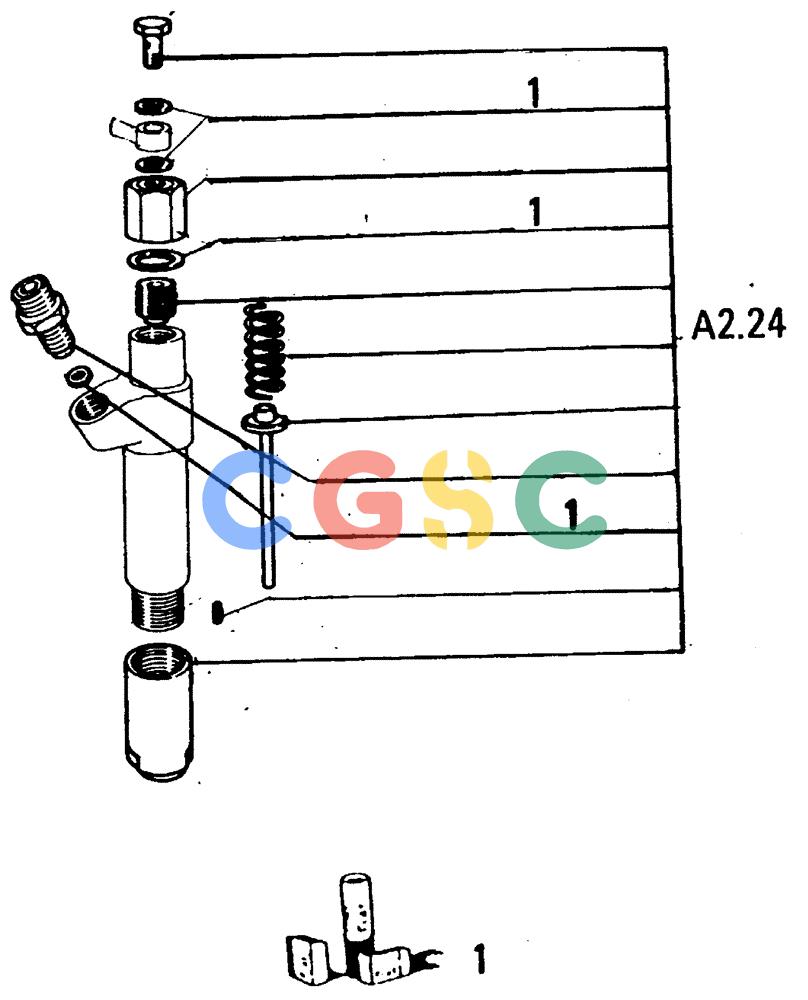 纽荷兰零件查询(FL14E) - CRAWLER LOADER (A2.35[001]) - NOZZLE HOLDER New Holland Constructuion