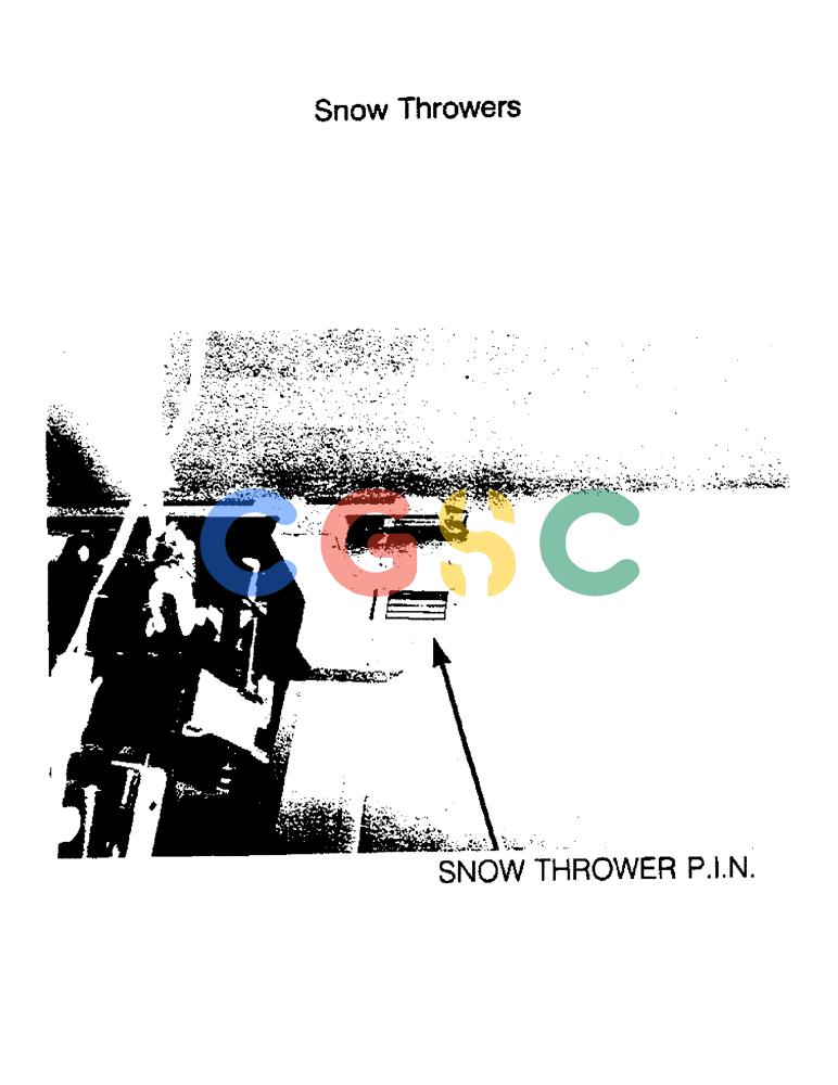 凯斯零件查询(48FEB) - CASE IH SNOW THROWER (1/86-12/91) (01C) - SNOW THROWERS Case Agriculture
