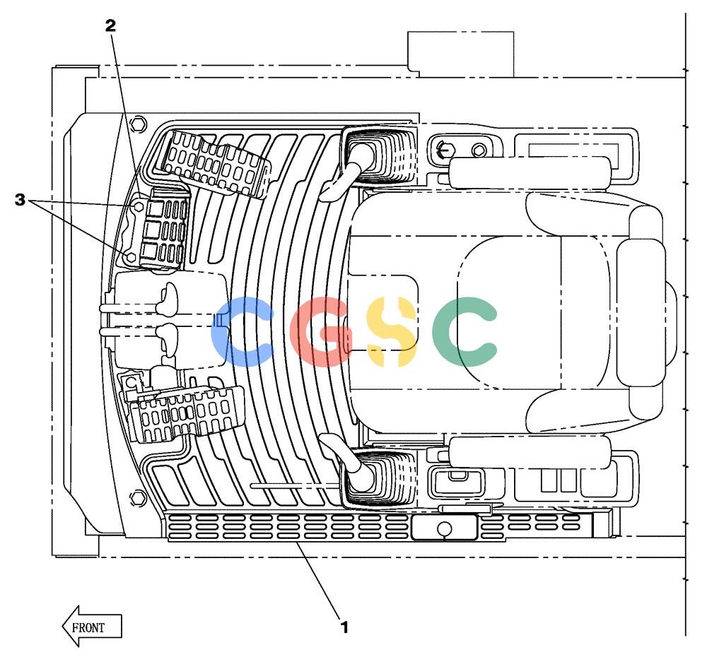 纽荷兰零件查询(E805) - CRAWLER EXCAVATOR TIER 3 (7/06-) (09-020-00[01]) - OPERATORS COMPARTMENT - MAT, FLOOR (OPTIONAL) New Holland Constructuion