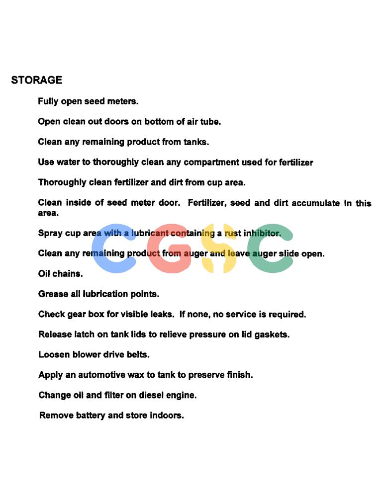 凯斯零件查询(2400) - CONCORD AIR SYSTEM (1/96-12/99) (B24) - STORAGE Case Agriculture