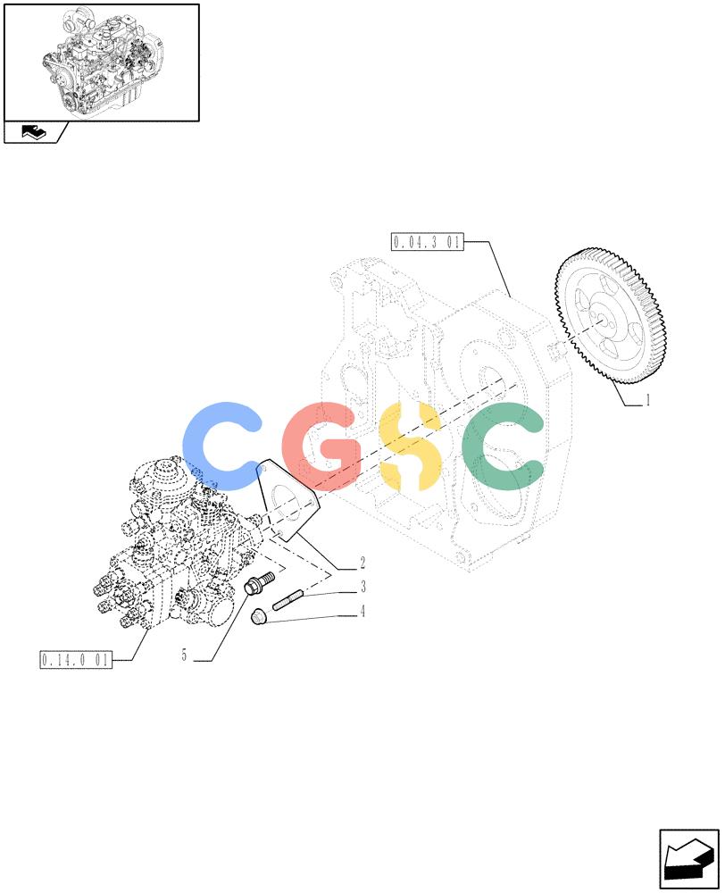 神钢零件查询(F4GE9684C J601) - ENGINE - 504360955 - 84152356 (1/13-) (0.14.2) - INJECTION PUMP - CONTROL (2855733) Kobelco