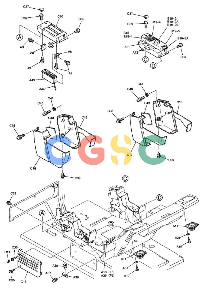 纽荷兰零件查询(EH80) - MIDI CRAWLER EXCAVATOR ASN LF04-02000 (N4TA18001 thru N4TA18010, ASN N5TA18011 -) (NA) (1/ (080) - PANEL ASSEMBLY, INSTRUMENT (STD) New Holland Constructuion
