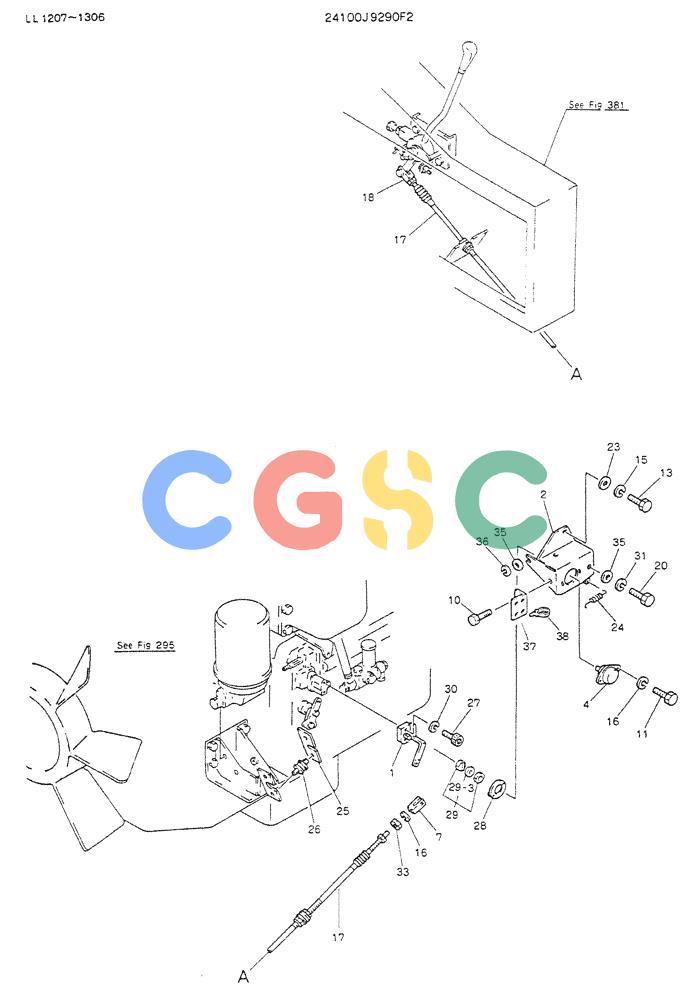 神钢零件查询(K909LC) - MARK II EXCAVATOR BTW LL1207 - LL1487 (1/87-12/03) (05-010) - CONTROL ASSY ENGINE, 24100J10337F1 Kobelco