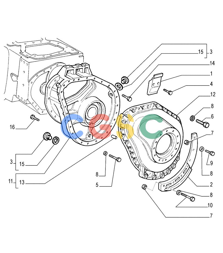 纽荷兰零件查询(FL145) - CRAWLER LOADER (N.A. VERSION) (11/98-) (1.277[02]) - REAR TRANSMISSION - CASE New Holland Constructuion