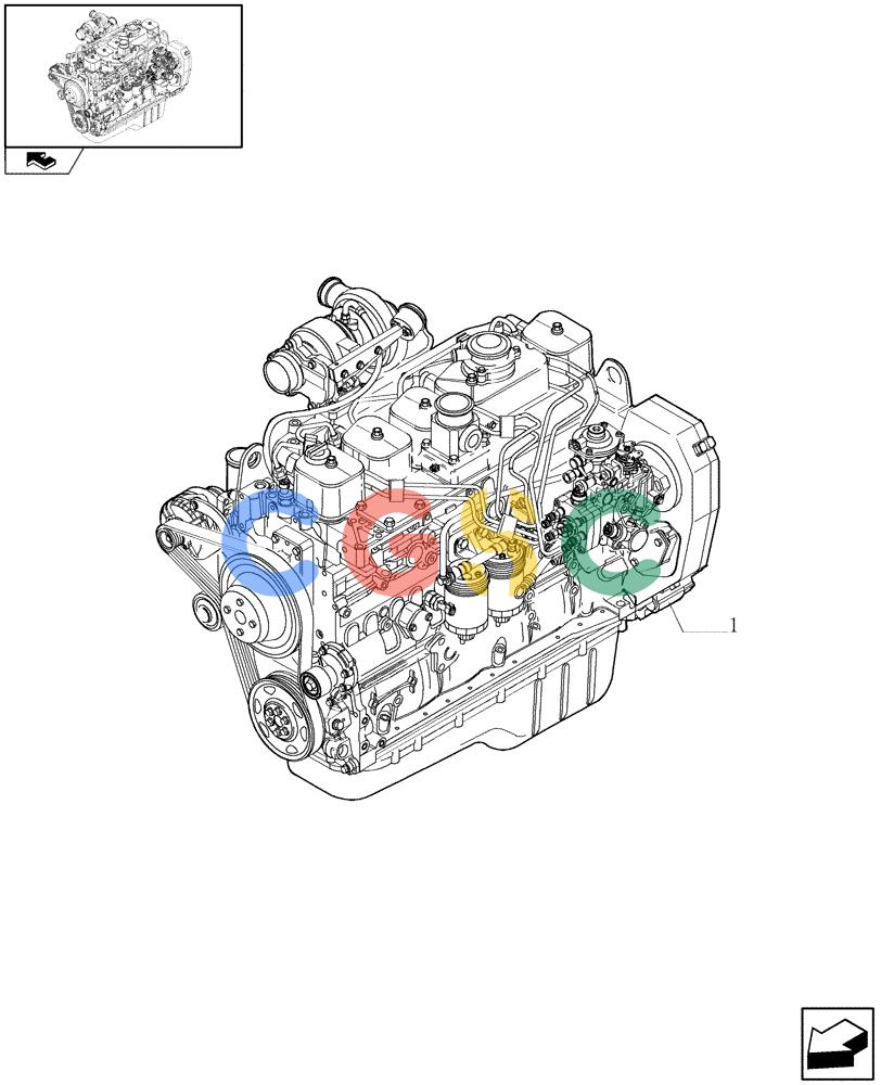 神钢零件查询(F4GE9684R J600) - ENGINE - 504115847 - 84459738 (1/08-12/12) (0.02.1) - ENGINE ASSY (504115847) Kobelco