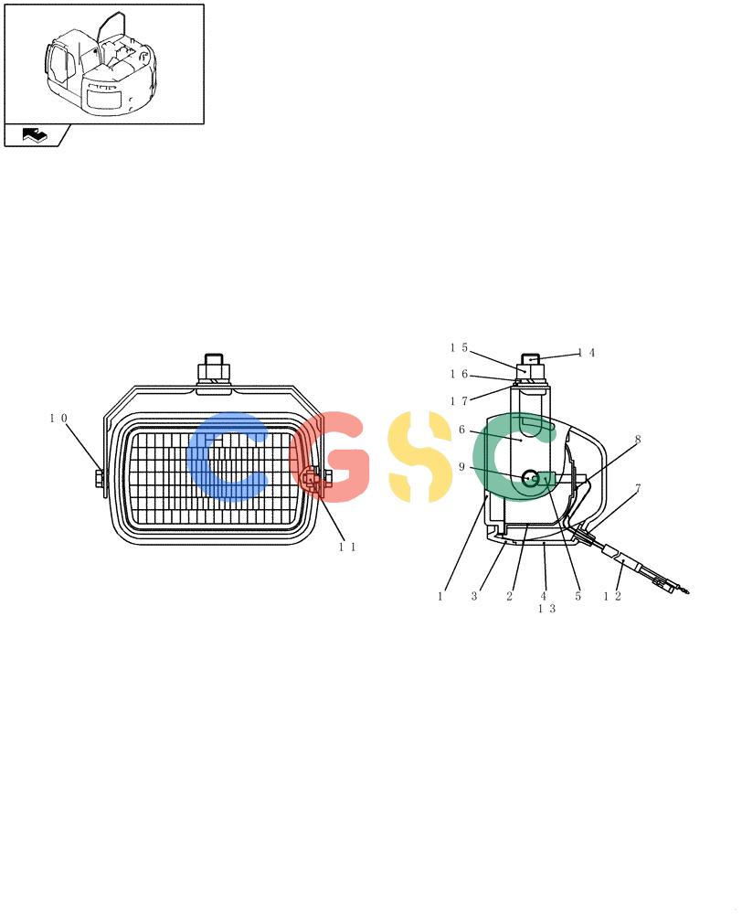 纽荷兰零件查询(E235BSR) - CRAWLER EXCAVATOR (5/07-) (1.220[10]) - ELECTRIC SYSTEM New Holland Constructuion