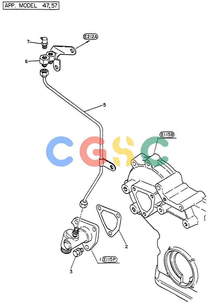 神钢零件查询(FD6T04) - NISSAN DIESEL ENGINE - LK500 (1/06-12/06) (01-008[02]) - COVER FRONT - FITTING PARTS Kobelco
