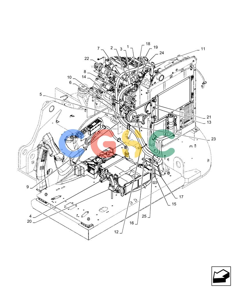 神钢零件查询(ED160 BLADE) - HYDRAULIC EXCAVATOR - ASN LH02-01501 (9/12-12/13) (50.200.BY[01]) - AIR CONDITIONER Kobelco