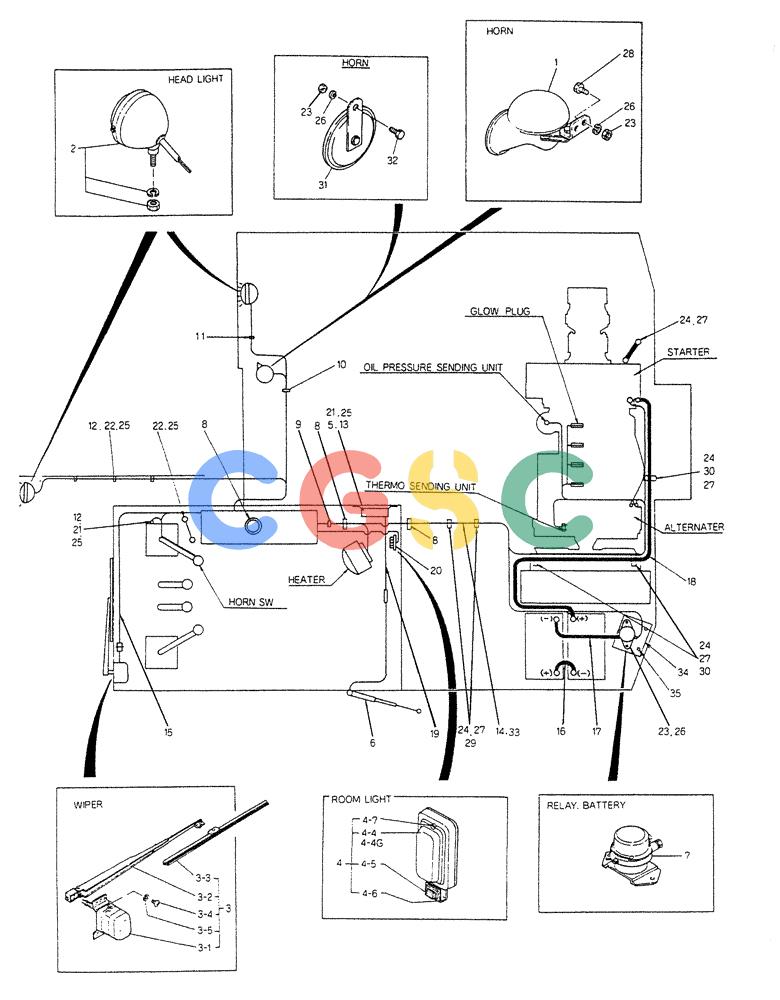 神钢零件查询(K903B) - EXCAVATOR ASN LE3401 (1/85-12/03) (08-035) - WIRING ASSY, ELEC P/N 24100N2395F1 Kobelco