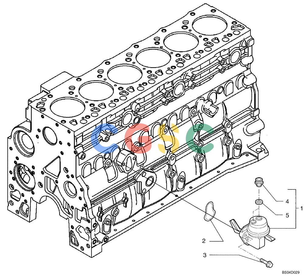纽荷兰零件查询(DC95) - CRAWLER DOZER (8/04-) (03-11) - FUEL PUMP New Holland Constructuion