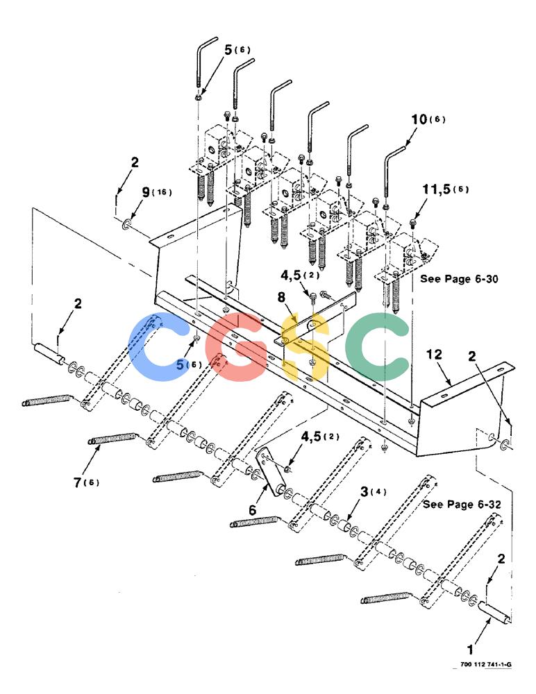 凯斯零件查询(8580) - CASE IH LARGE RECTANGULAR BALER (1/88-12/98) (06-28) - TENSIONER ASSEMBLY Case Agriculture