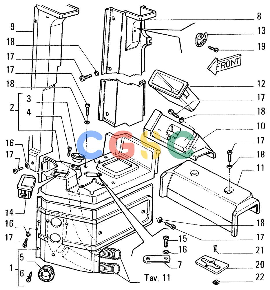 纽荷兰零件查询(FD14E) - CRAWLER DOZER (95.6520[009]) - ROPS CAB-COVERING New Holland Constructuion