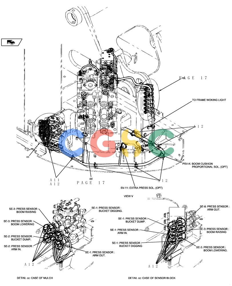 纽荷兰零件查询(E235BSR) - CRAWLER EXCAVATOR (5/07-) (1.220[16]) - ELECTRIC SYSTEM New Holland Constructuion